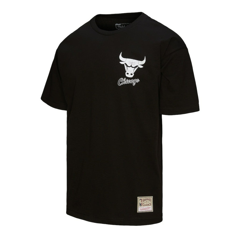 Mitchell & Ness Chicago Bulls Hardwood Classics Overlap T-Shirt Black