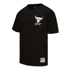 Mitchell & Ness Chicago Bulls Hardwood Classics Overlap T-Shirt Black