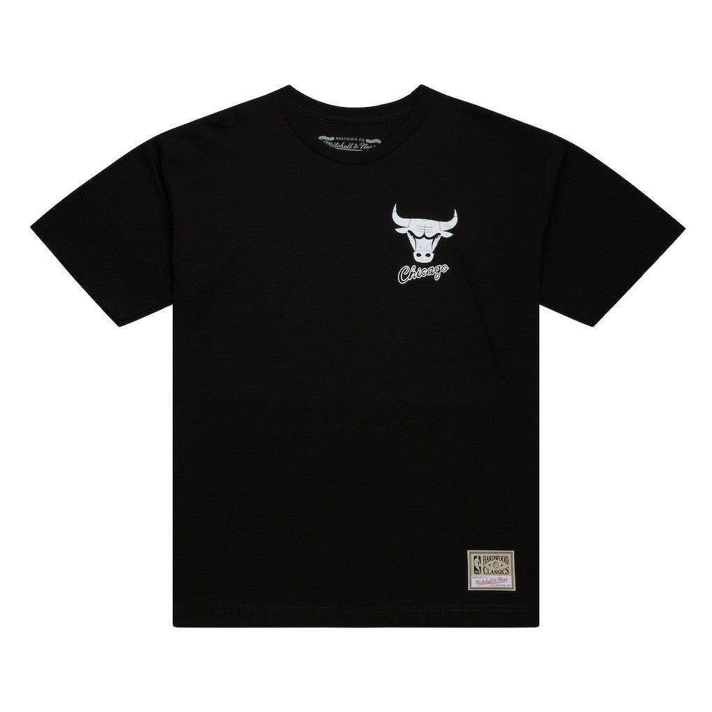 Mitchell & Ness Chicago Bulls Hardwood Classics Overlap T-Shirt Black