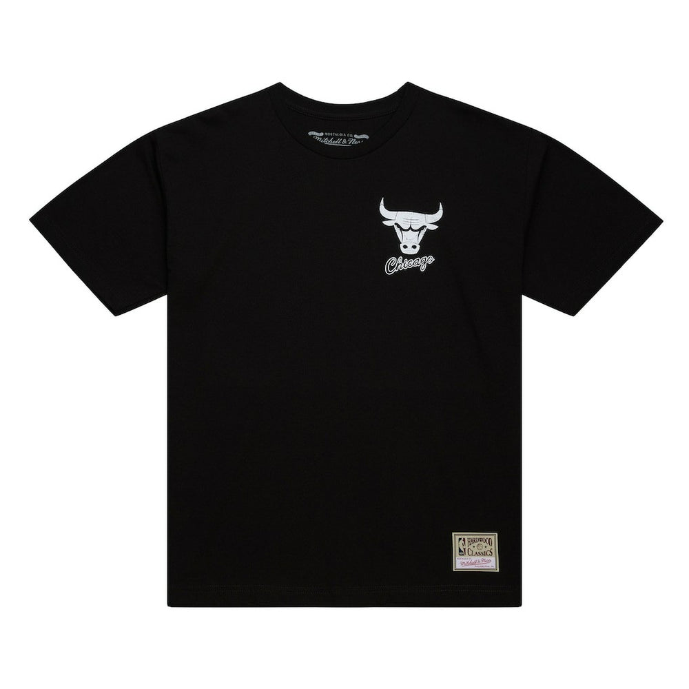 Mitchell & Ness Chicago Bulls Hardwood Classics Overlap T-Shirt Black