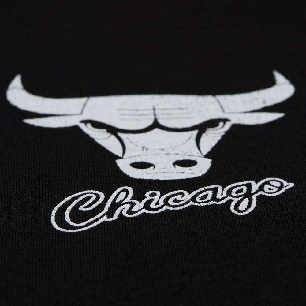 Mitchell & Ness Chicago Bulls Hardwood Classics Overlap T-Shirt Black