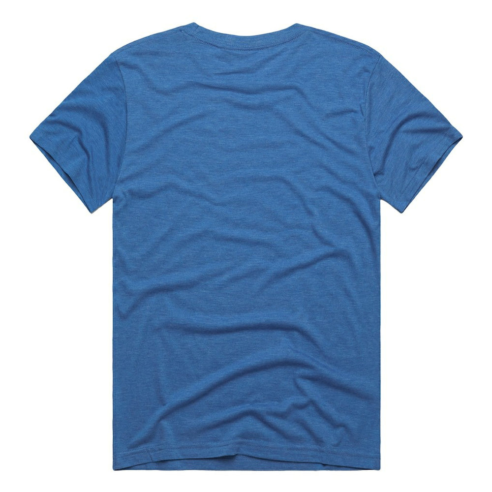 Eric Dickerson Los Angeles Rams Homage Unisex NFL Topps Trading Card Tri-Blend T-Shirt - Royal - NFL