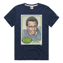 Walter Payton Chicago Bears Homage Unisex NFL Topps Trading Card Tri-Blend T-Shirt - Navy - NFL