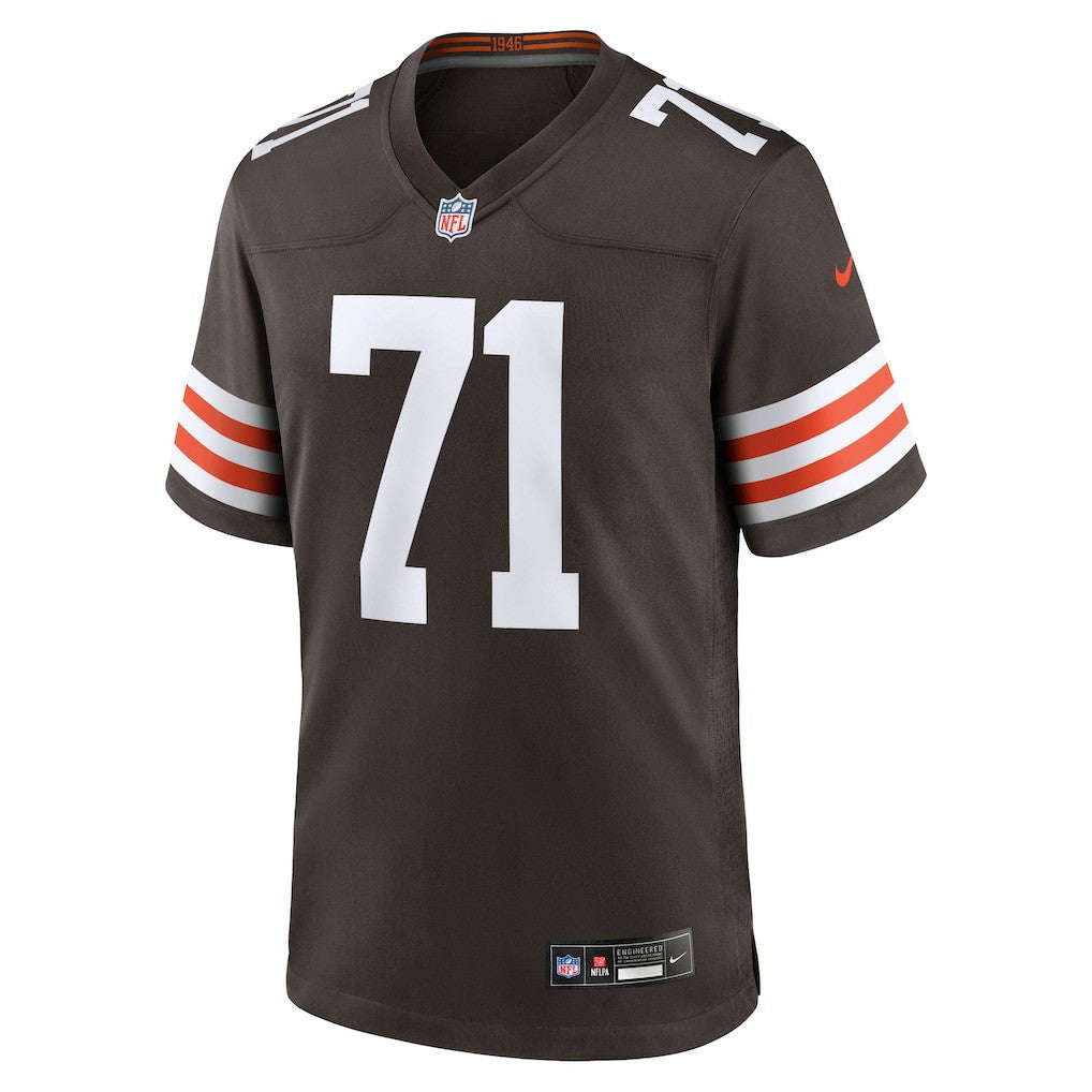 Cornelius Lucas Cleveland Browns Team Game Jersey - Brown - Nike