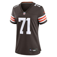 Cornelius Lucas Cleveland Browns Women's Team Game Jersey - Brown - Nike