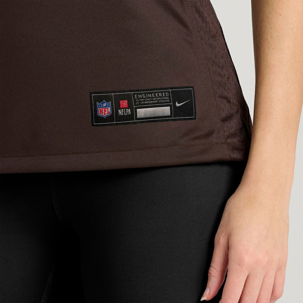 Cornelius Lucas Cleveland Browns Women's Team Game Jersey - Brown - Nike