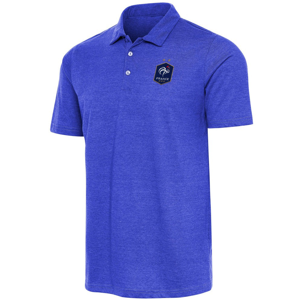 France National Team Antigua Peak Polo Heather Royal