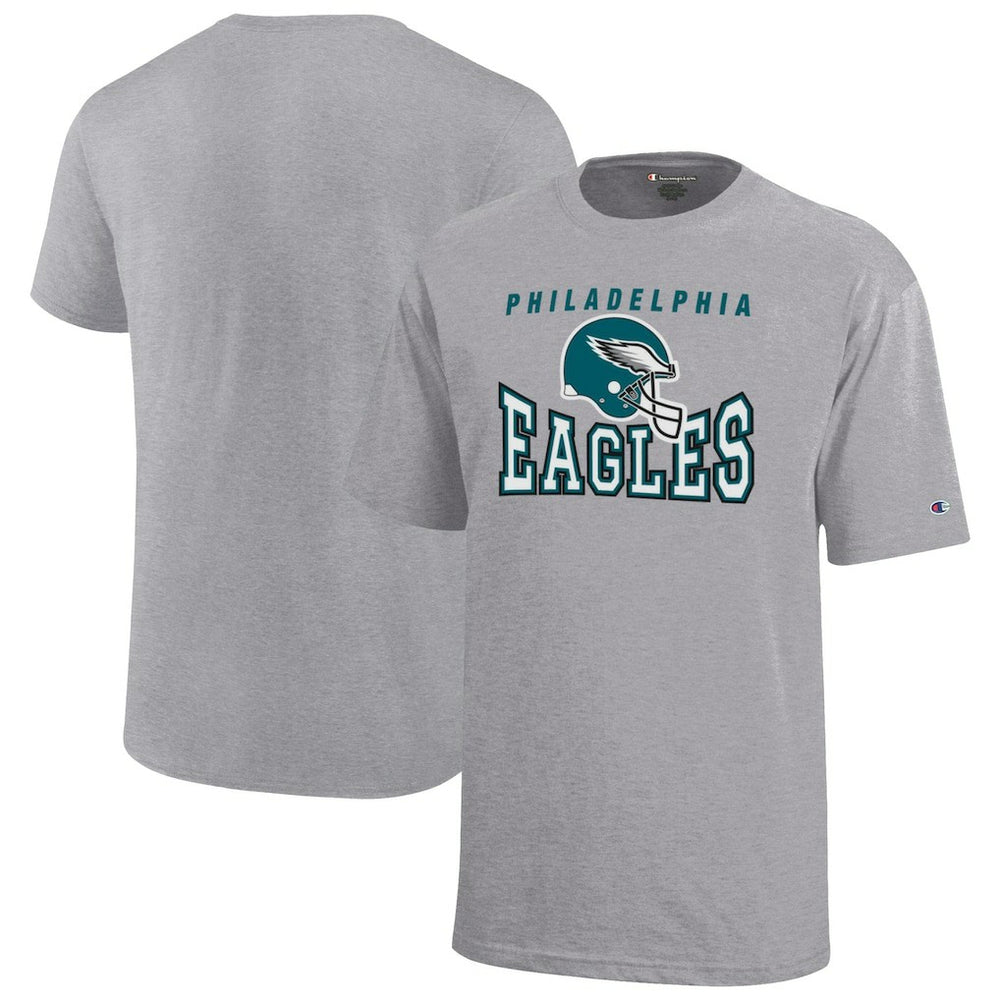 Philadelphia Eagles Champion Youth Graphic T-Shirt - Gray - NFL