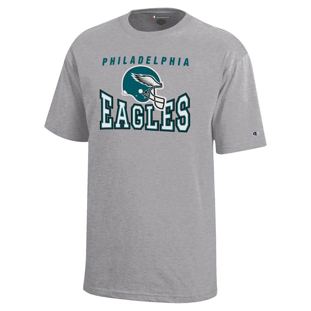 Philadelphia Eagles Champion Youth Graphic T-Shirt - Gray - NFL