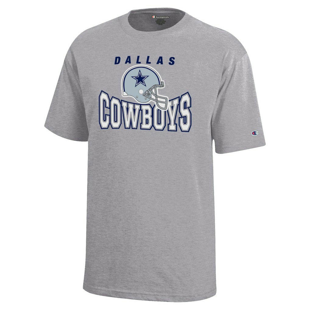 Dallas Cowboys Champion Youth Graphic T-Shirt - Gray - NFL