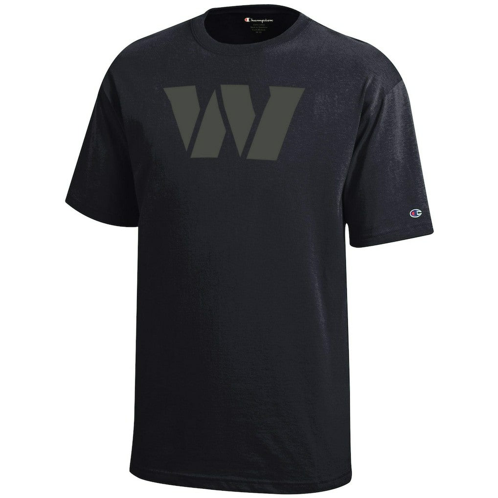 Washington Commanders Champion Youth Tonal T-Shirt - Black - NFL