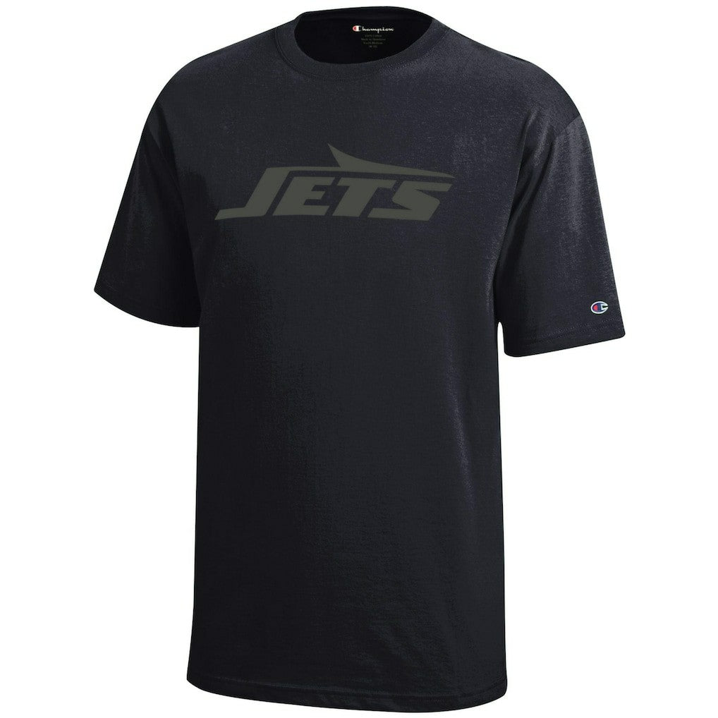 New York Jets Champion Youth Tonal T-Shirt - Black - NFL
