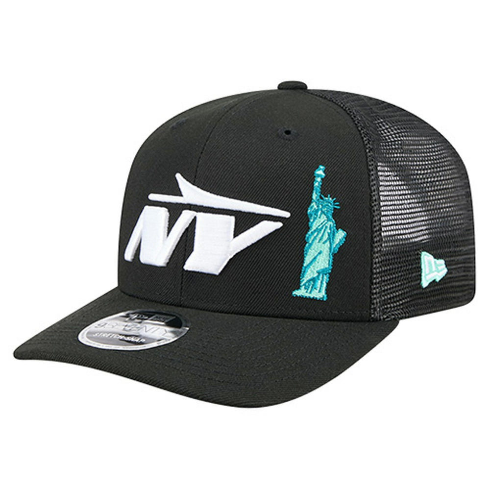 New York Jets New Era Liberty 9SEVENTY Adjustable Trucker Hat - Black - NFL