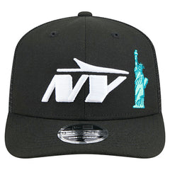 New York Jets New Era Liberty 9SEVENTY Adjustable Trucker Hat - Black - NFL