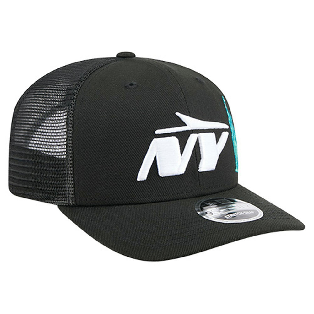 New York Jets New Era Liberty 9SEVENTY Adjustable Trucker Hat - Black - NFL