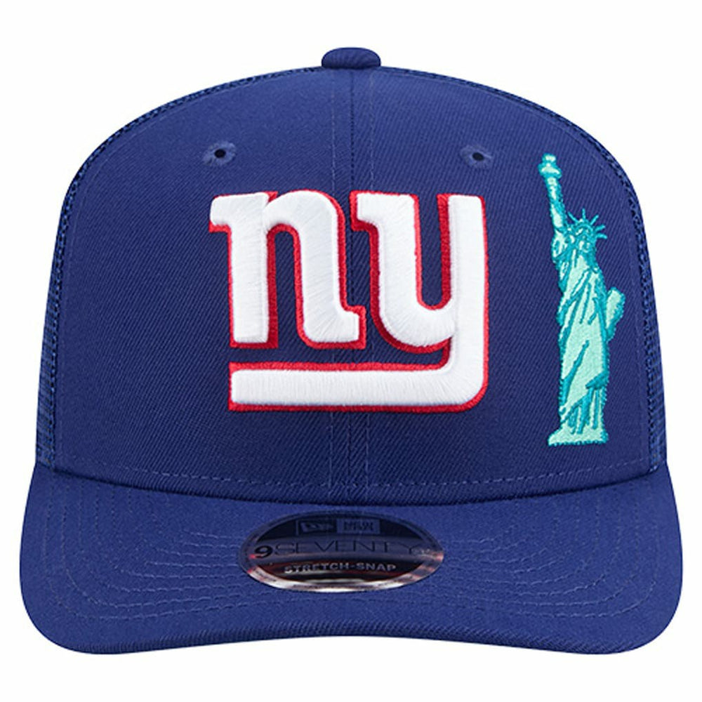 New York Giants New Era Liberty 9SEVENTY Adjustable Trucker Hat - Royal - NFL