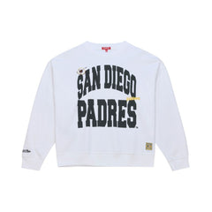 San Diego Padres Mitchell & Ness Women's Oversized Cooperstown Sweatshirt for sale