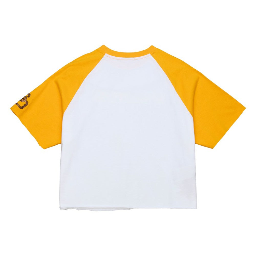 San Diego Padres Mitchell & Ness Women's Cropped Raglan Boxy T-Shirt Near Me