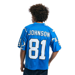 Calvin Johnson Detroit Lions x Golf Wang Unisex 2007 Legacy Fashion Jersey - Blue - Mitchell & Ness