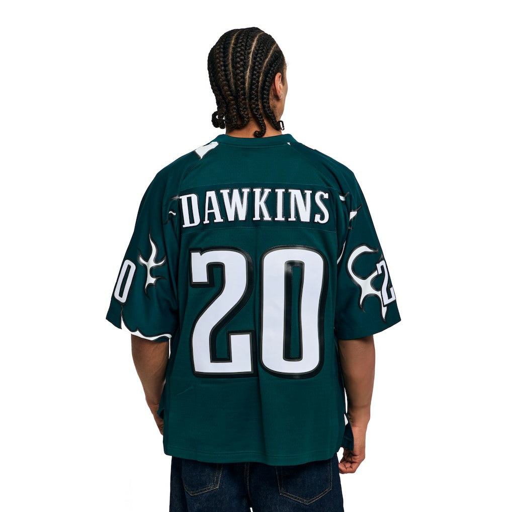 Brian Dawkins Philadelphia Eagles x Golf Wang Unisex 1996 Legacy Fashion Jersey - Midnight Green - Mitchell & Ness
