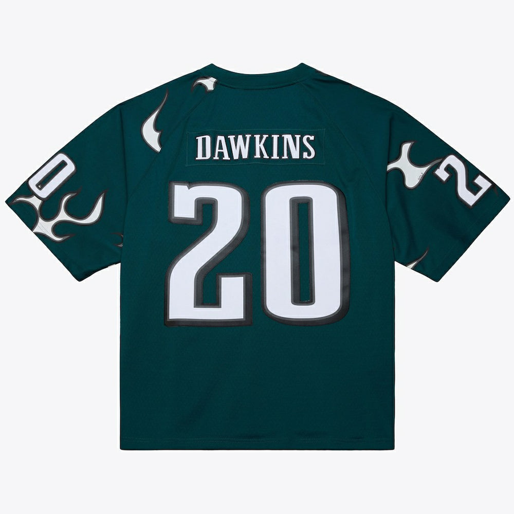 Brian Dawkins Philadelphia Eagles x Golf Wang Unisex 1996 Legacy Fashion Jersey - Midnight Green - Mitchell & Ness