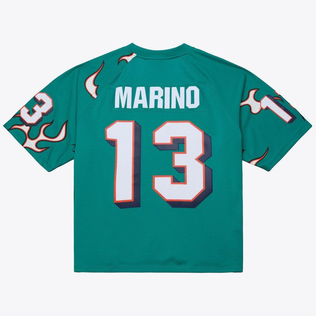 Dan Marino Miami Dolphins x Golf Wang Unisex 1984 Legacy Fashion Jersey - Aqua - Mitchell & Ness