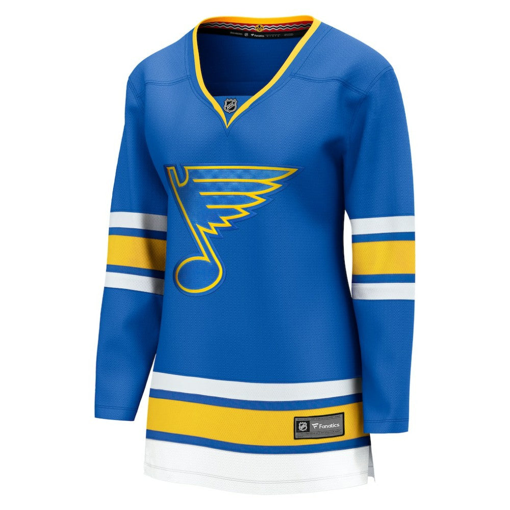 St. Louis Blues Fanatics Women's Home Breakaway Jersey - Blue | Fanatics Lifestyle