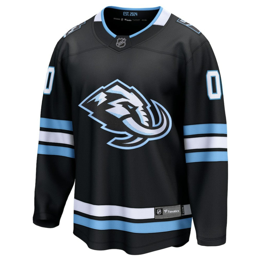 Utah Mammoth Fanatics Home Breakaway Custom Jersey - Black | Fanatics Clearance