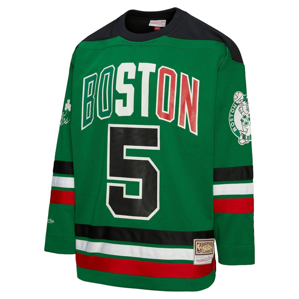 Mitchell & Ness Kevin Garnett Boston Celtics Unisex Maxxed Out Fashion Hockey Jersey Kelly Green