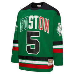 Mitchell & Ness Kevin Garnett Boston Celtics Unisex Maxxed Out Fashion Hockey Jersey Kelly Green