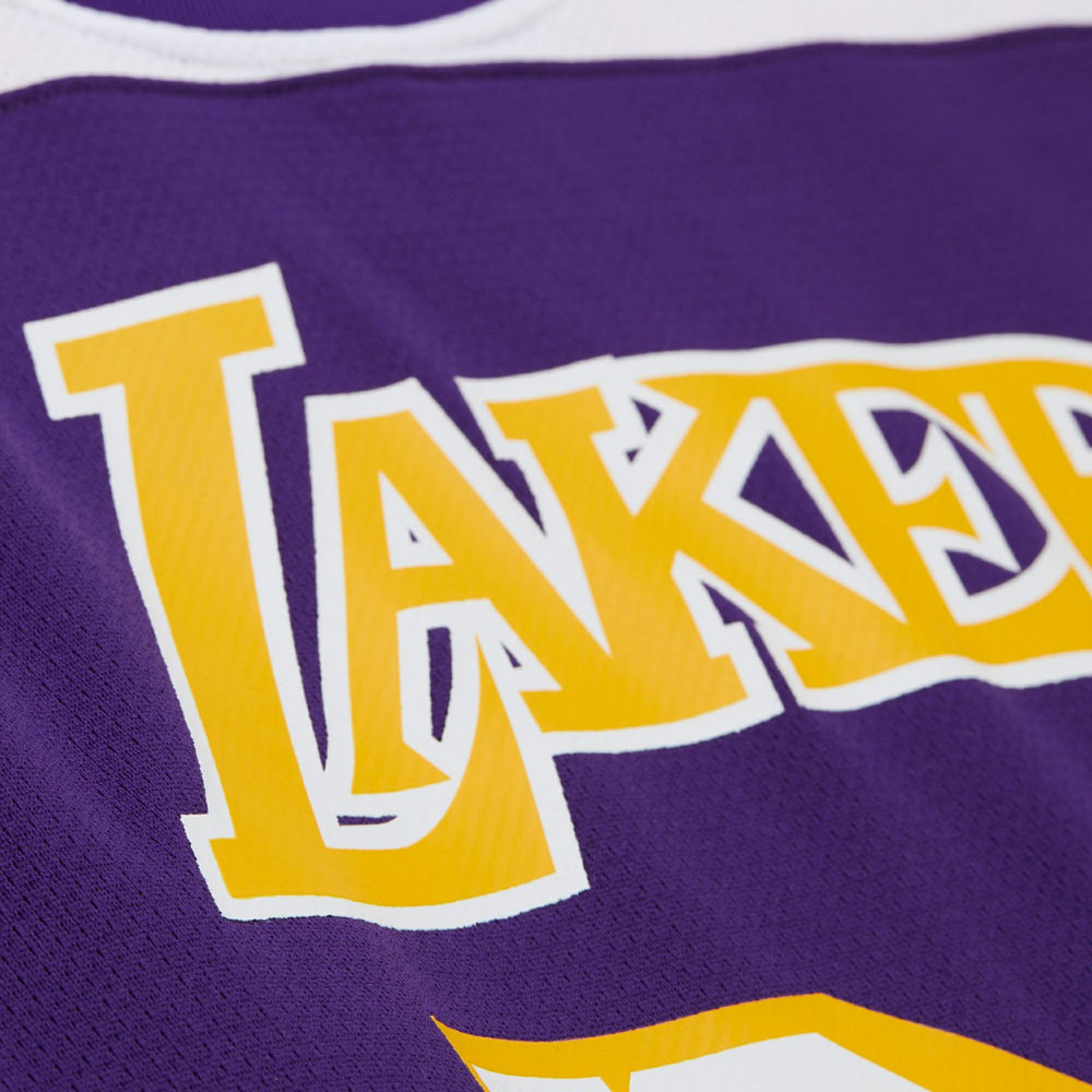 Mitchell & Ness Shaquille O'Neal Los Angeles Lakers Unisex Maxxed Out Fashion Hockey Jersey Purple