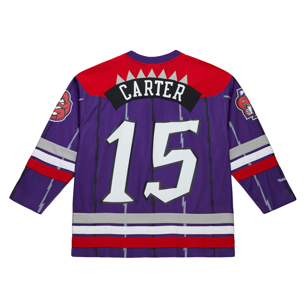 Mitchell & Ness Vince Carter Toronto Raptors Unisex Maxxed Out Fashion Hockey Jersey Purple