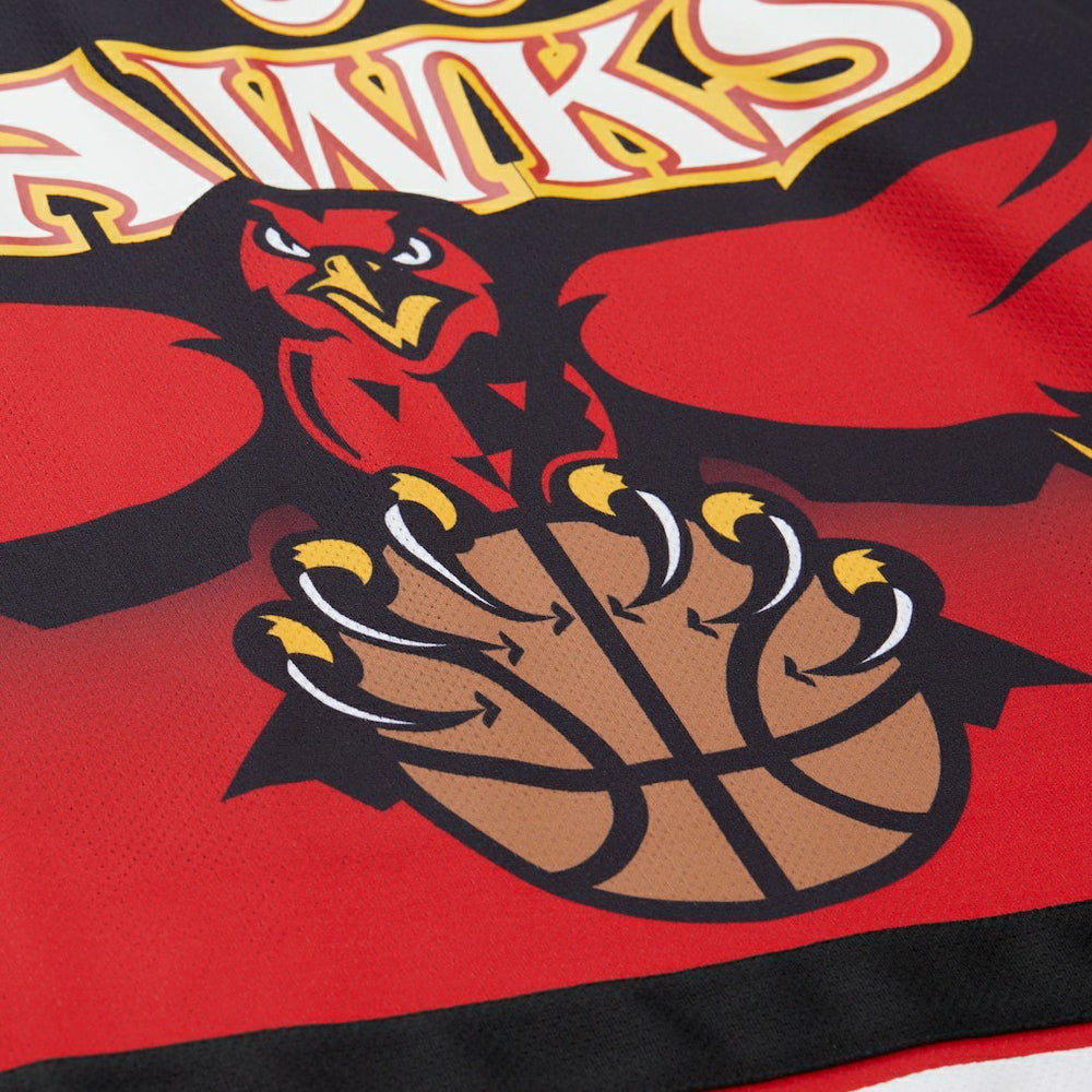 Mitchell & Ness Dikembe Mutombo Atlanta Hawks Unisex Maxxed Out Fashion Hockey Jersey Red