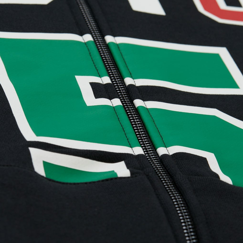 Mitchell & Ness Kevin Garnett Boston Celtics Unisex Hardwood Classics Maxxed Out Full-Zip Hoodie Black