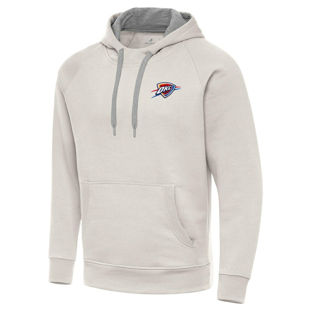 Oklahoma City Thunder Antigua Victory Pullover Hoodie Cream
