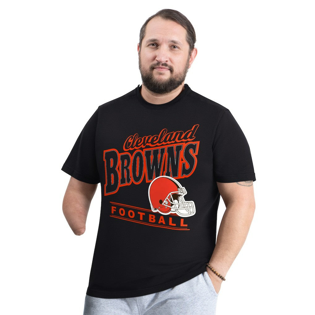 Cleveland Browns G-III Sports by Carl Banks Adaptive Headliner Graphic T-Shirt - Black - NFL