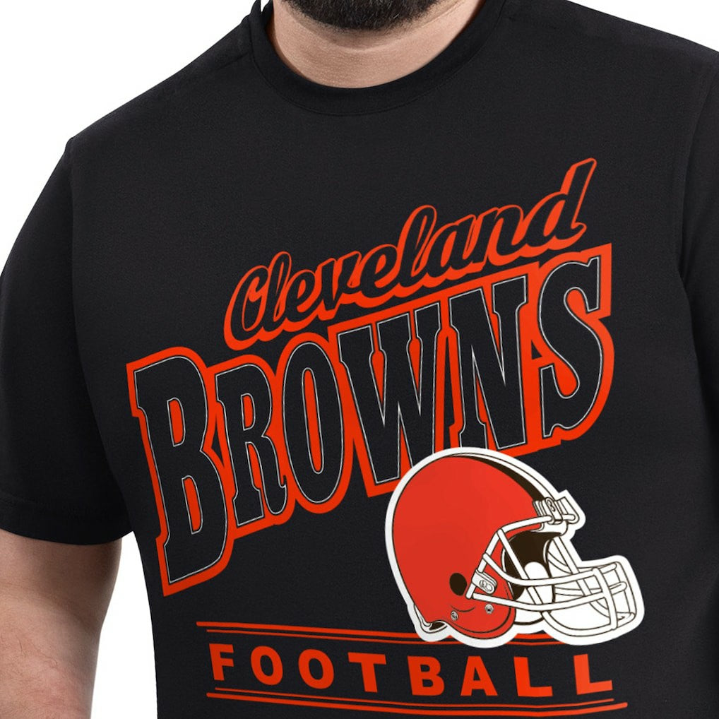 Cleveland Browns G-III Sports by Carl Banks Adaptive Headliner Graphic T-Shirt - Black - NFL