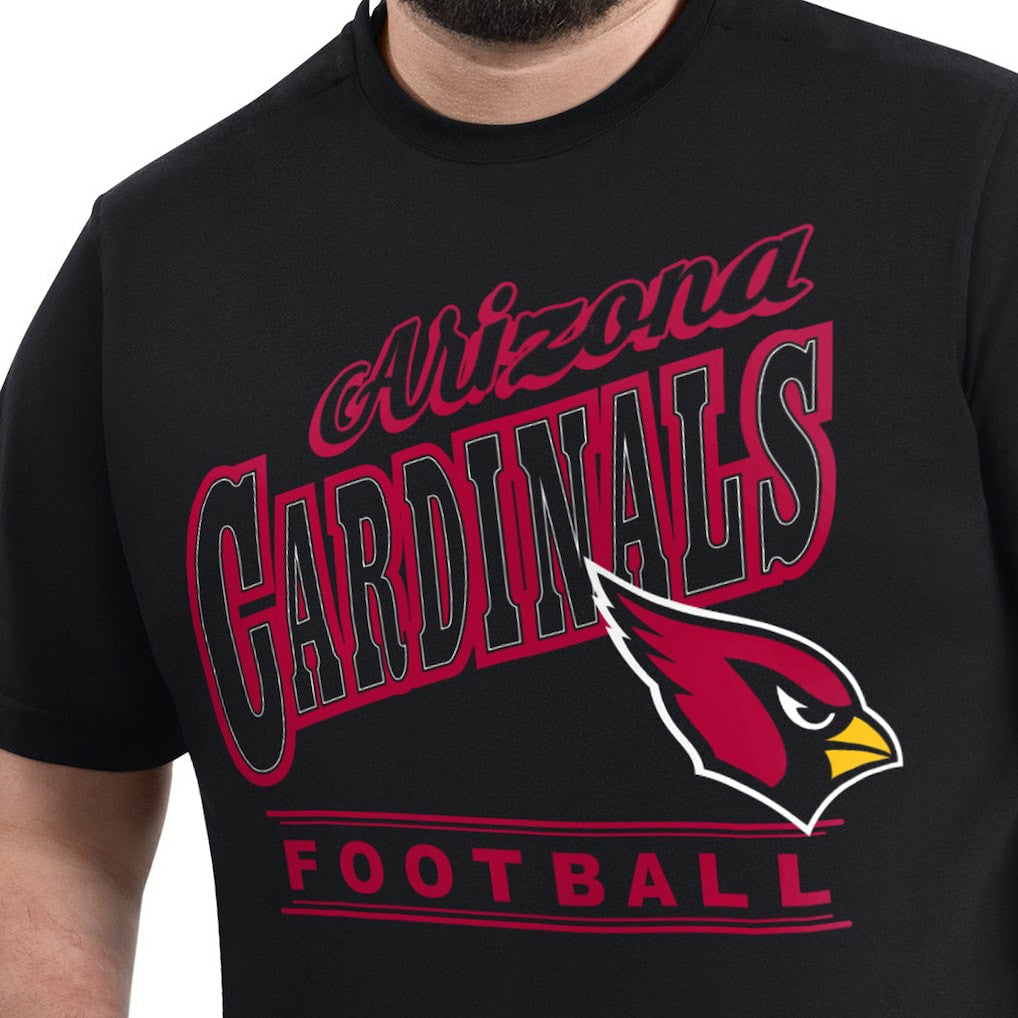 Arizona Cardinals G-III Sports by Carl Banks Adaptive Headliner Graphic T-Shirt - Black - NFL