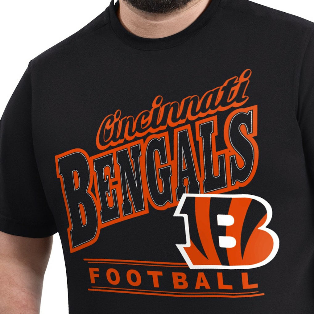 Cincinnati Bengals G-III Sports by Carl Banks Adaptive Headliner Graphic T-Shirt - Black - NFL