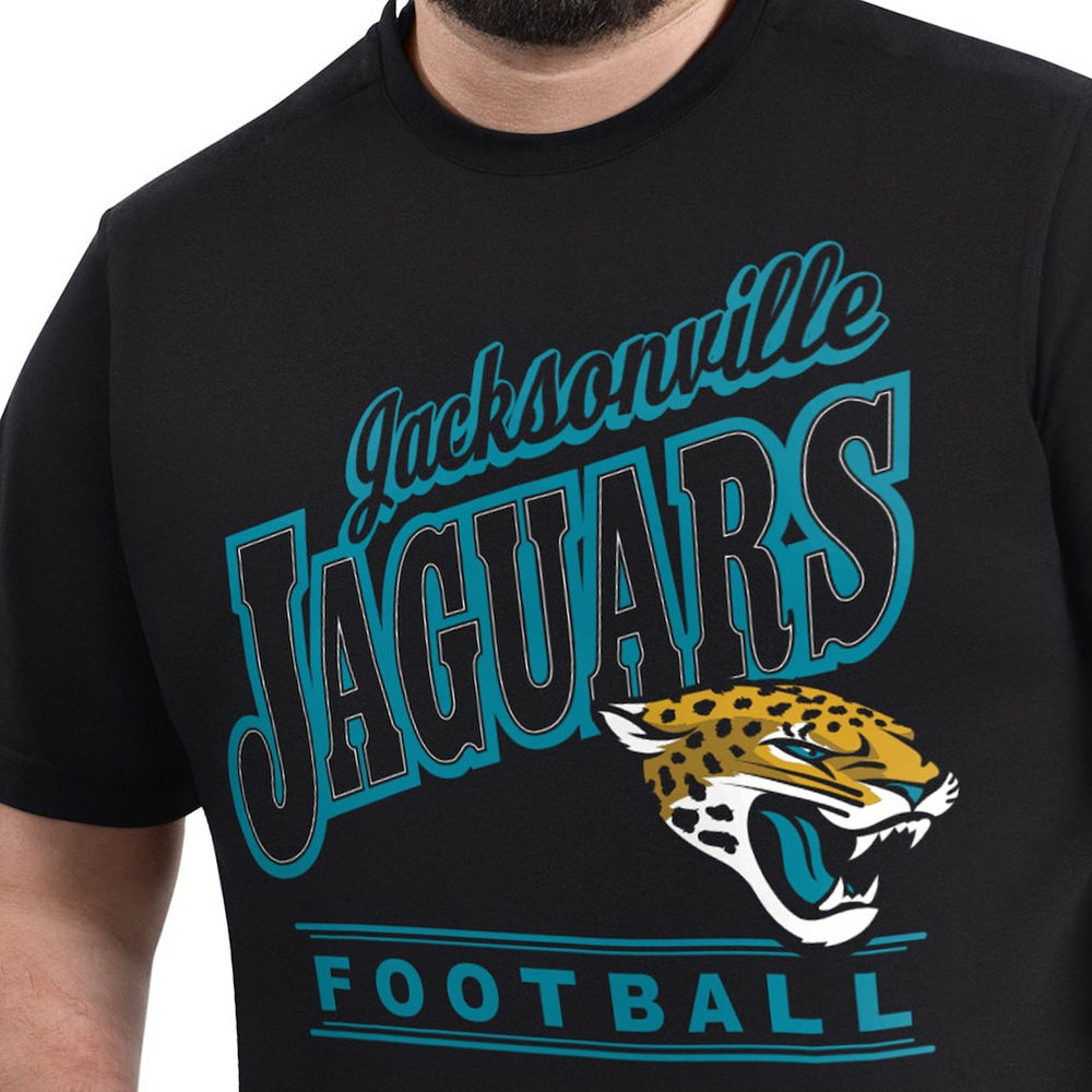 Jacksonville Jaguars G-III Sports by Carl Banks Adaptive Headliner Graphic T-Shirt - Black - NFL