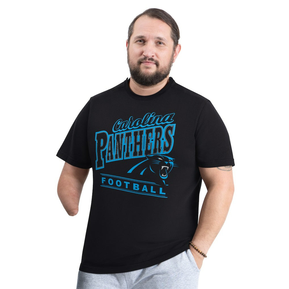 Carolina Panthers G-III Sports by Carl Banks Adaptive Headliner Graphic T-Shirt - Black - NFL
