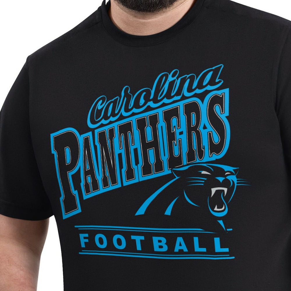Carolina Panthers G-III Sports by Carl Banks Adaptive Headliner Graphic T-Shirt - Black - NFL