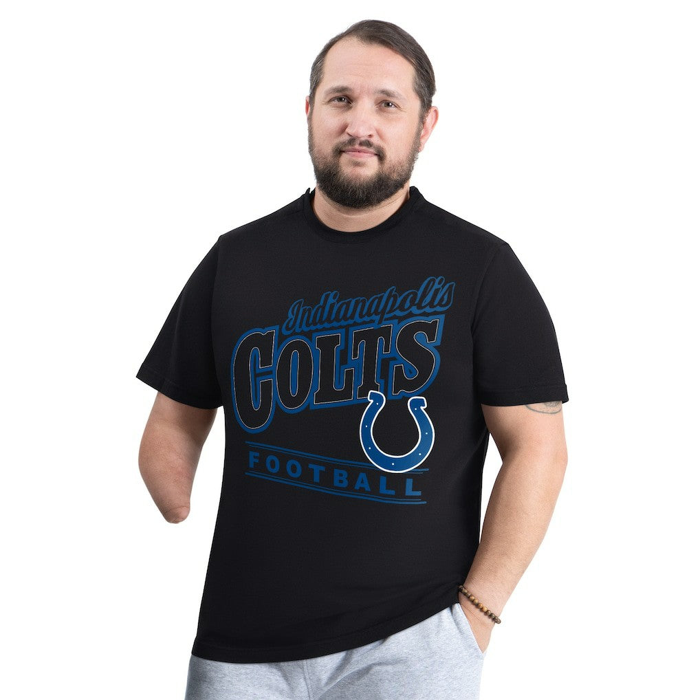 Indianapolis Colts G-III Sports by Carl Banks Adaptive Headliner Graphic T-Shirt - Black - NFL