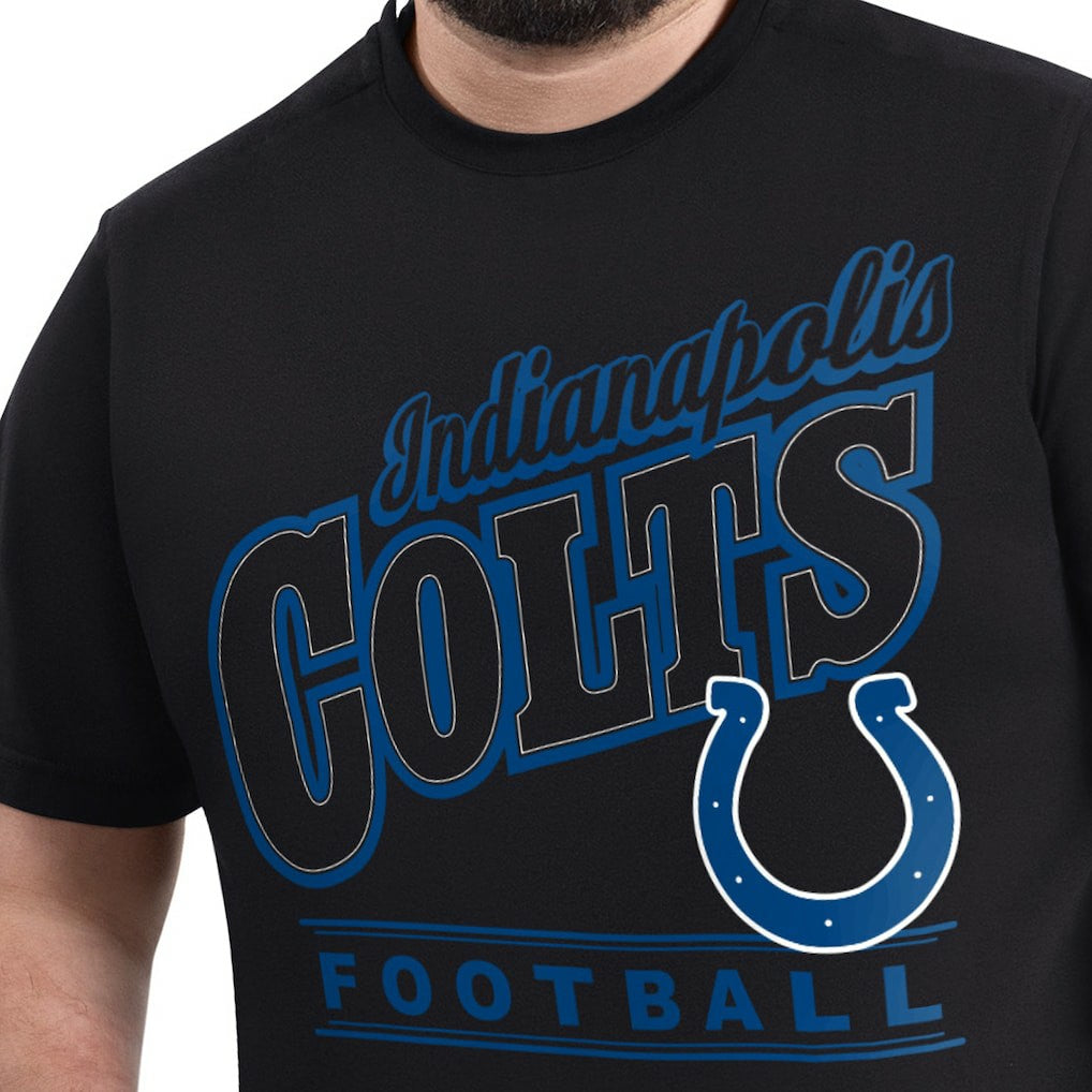 Indianapolis Colts G-III Sports by Carl Banks Adaptive Headliner Graphic T-Shirt - Black - NFL