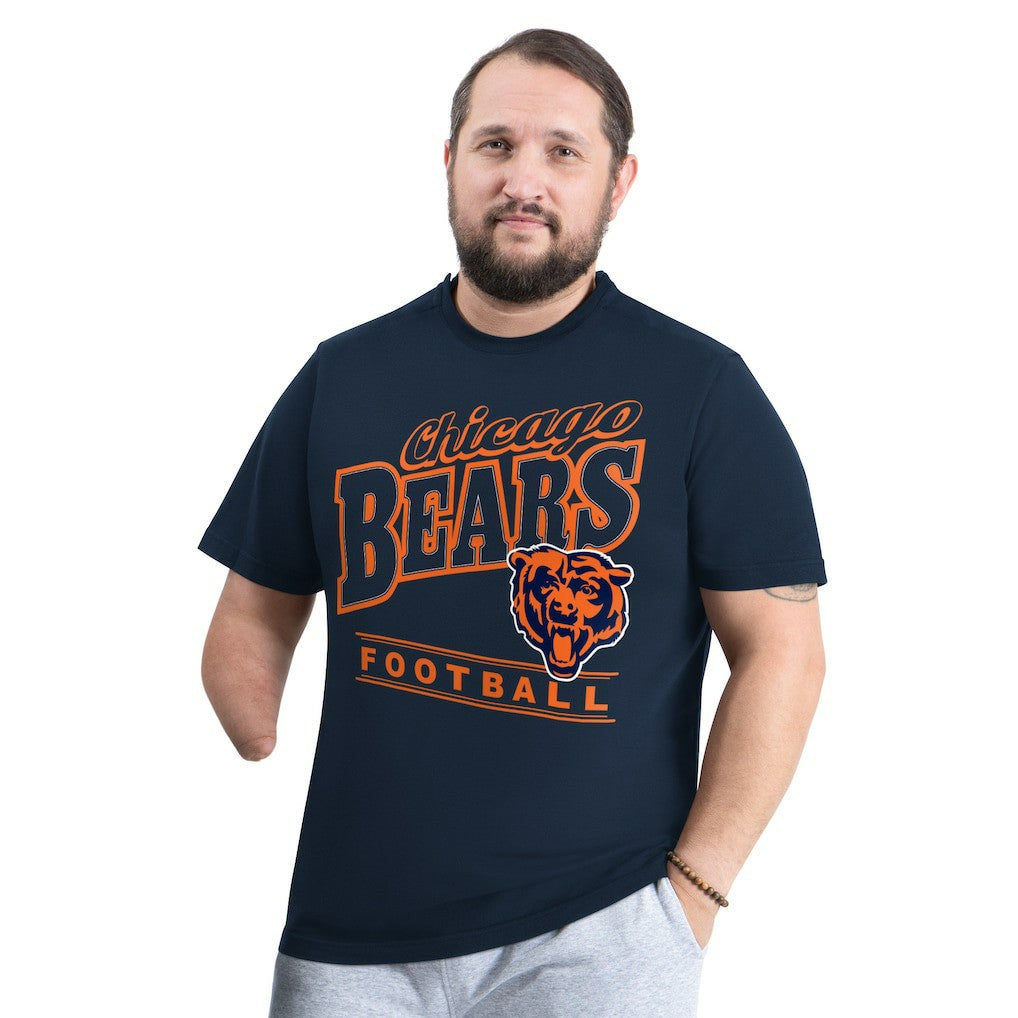 Chicago Bears G-III Sports by Carl Banks Adaptive Headliner Graphic T-Shirt - Navy - NFL