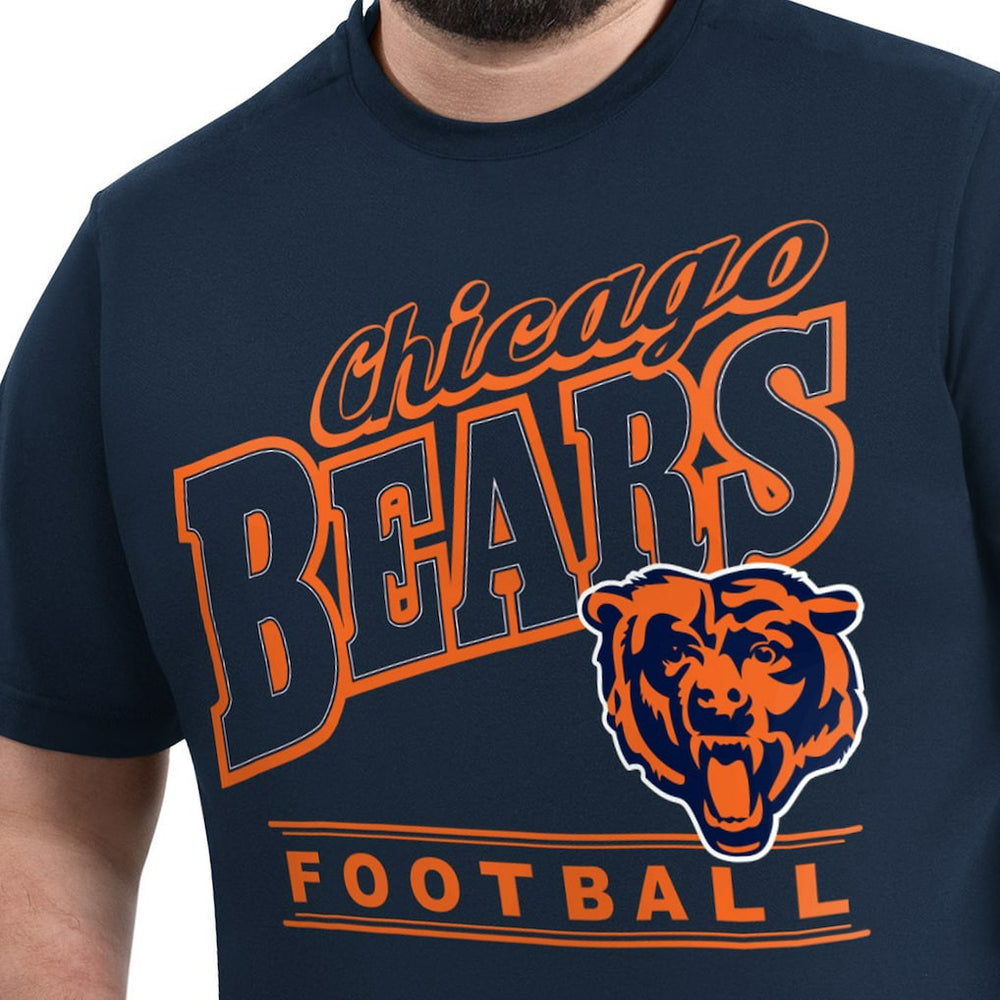 Chicago Bears G-III Sports by Carl Banks Adaptive Headliner Graphic T-Shirt - Navy - NFL