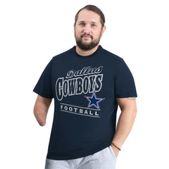 Dallas Cowboys G-III Sports by Carl Banks Adaptive Headliner Graphic T-Shirt - Navy - NFL