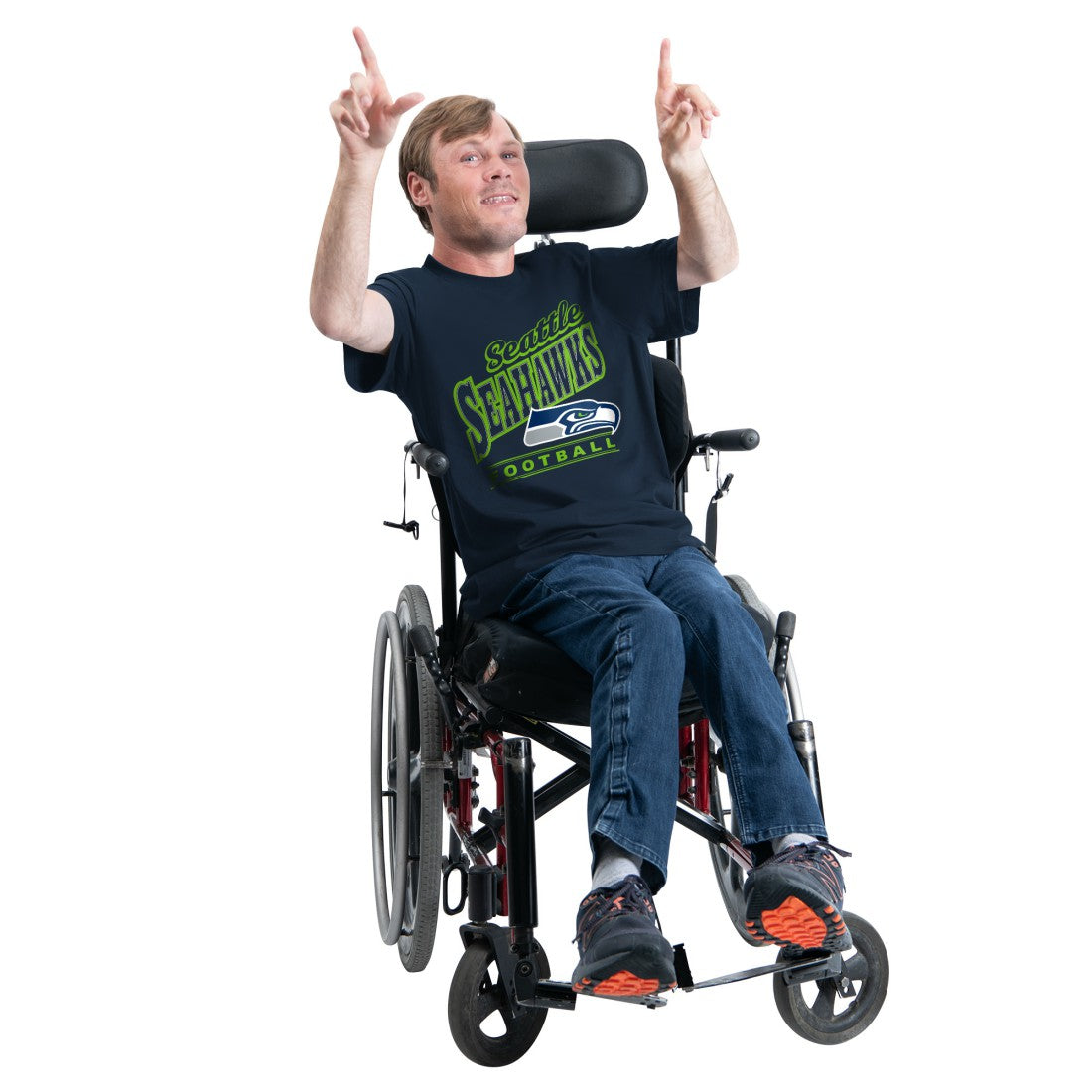 Seattle Seahawks G-III Sports by Carl Banks Adaptive Headliner Graphic T-Shirt - Navy - NFL