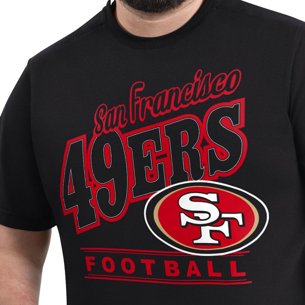 San Francisco 49ers G-III Sports by Carl Banks Adaptive Headliner Graphic T-Shirt - Black - NFL