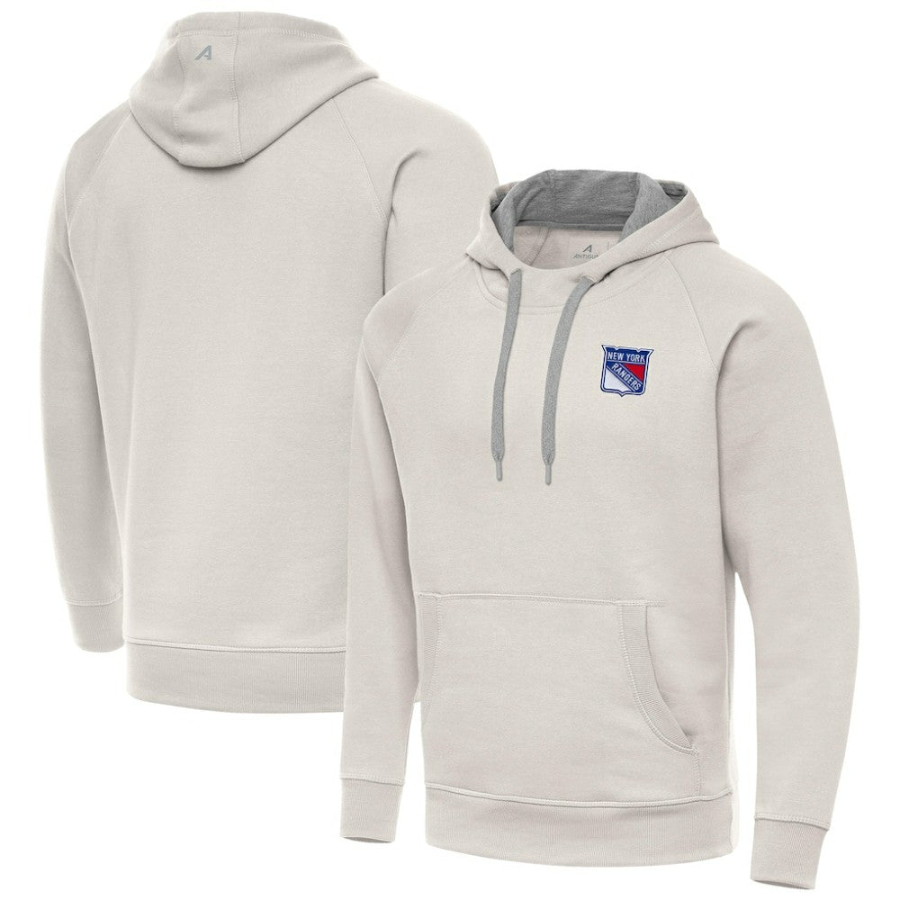 New York Rangers Antigua Victory Pullover Hoodie - Cream | NHL near me